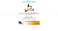 Desktop Screenshot of carlinebrakeandmuffler.com